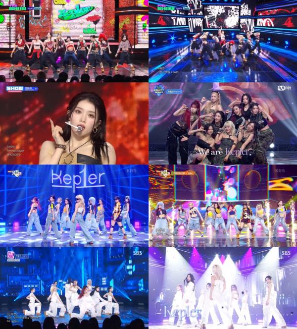 사진=SBS M '더쇼', MBC M '쇼! 챔피언', Mnet '엠카운트다운', KBS2 '뮤직뱅크', SBS '인기가요' 방송 화면