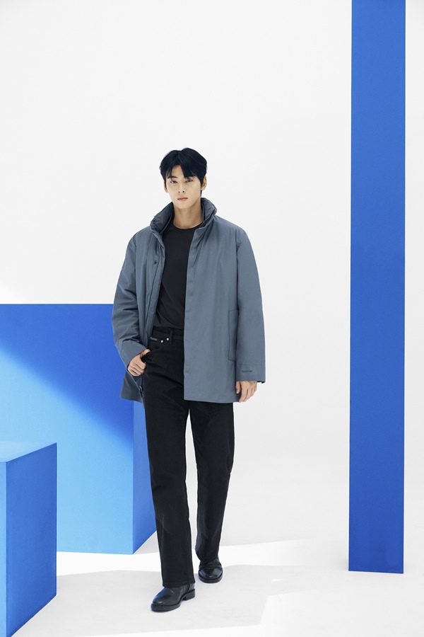 사진 출처= 캘빈클라인 제공/ 차은우 CK 24FW 아우터 캠페인