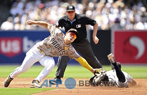 김하성(왼쪽)·앤서니 볼피. ⓒAFPBBNews = News1